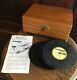 Vintage Thorens Automatic Disc Music Box Ad30w Wood With 20 Discs Instructions