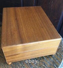 Vintage Thorens Automatic Disc Music Box AD30W Wood with 20 Discs Instructions