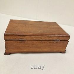 Vintage Thorens Disc Music Box Switzerland! Plays, Rare Swiss Wood Box