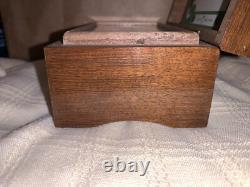 Vintage Thorens Music Box #26 1/2 Made In Switzerland Inlayed Wood Display Box