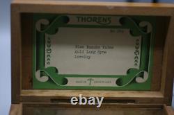 Vintage Thorens Music Box #26 1/2 Made In Switzerland Inlayed Wood Z1