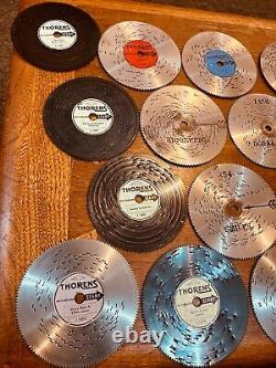 Vintage Thorens Music Box Wood 41 Discs