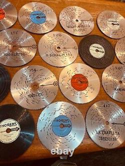 Vintage Thorens Music Box Wood 41 Discs