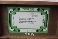 Vintage Thorens No 30 4 Song 52 Note Wood Music Box Beethoven Mozart Swiss Plays