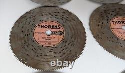 Vintage Thorens Swiss Wood Music 4.5 Metal Disc Player 17 Discs Works (Video)