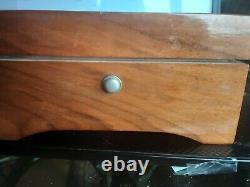 Vintage Thorens Switzerland 3 tune Music Box Rare Collectors Antique AL336