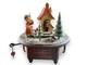 Vintage Thorens Wood Craft Hansel & Gretel Music Box Moon River Working