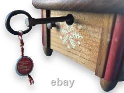 Vintage Thorens Wood Craft Hansel & Gretel Music Box Moon River WORKING