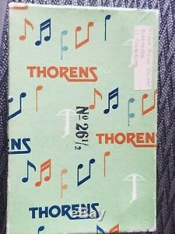 Vintage Thorens Wood Inlaid Music Box 26 1/2 Plays 3 Songs With Original Box