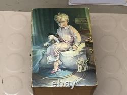 Vintage Thorens Wood Music Box Switzerland 2 Songs Works