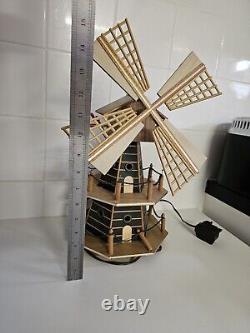 Vintage Windmill With Light Refuge Swiss Musical Love Story Music