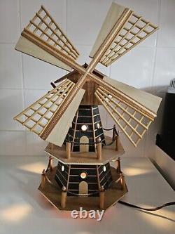 Vintage Windmill With Light Refuge Swiss Musical Love Story Music