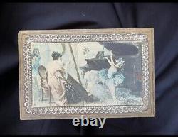 Vintage Wood Ballerina Music Box Jewelry Box Ballet Dancer Haunted By Lil Girl