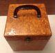Vintage Wood Case 45 Rpm Record Carying Case Box