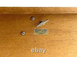 Vintage Wood Sideboard Jewelry Music Box Japan 18 Doll Sized Dresser 1970s MCM