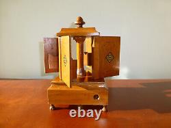 Vintage Wooden Mid-Century Carousel Musical Cigarette/Joint Dispenser