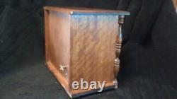 Vintage Wooden Musical 3 Drawer Jewellery Box
