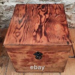 Vintage Wooden Or Tech Storage Box