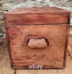 Vintage Wooden Or Tech Storage Box