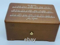 Vintage Working REUGE Franz Schubert Great Composers Swiss Cylinder Music Box