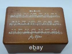 Vintage Working REUGE Franz Schubert Great Composers Swiss Cylinder Music Box