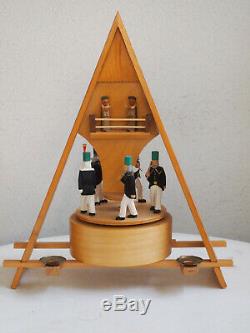 Vintage christmas miners music box, collectors, Erzgebirge GDR 40cm, 1980