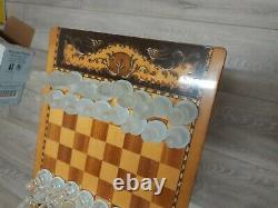 Vintage italian musical chess table