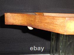 Vintage late 1800s neoclassical Music Box Wood Serving Tray, plays O Sole Mio