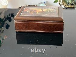 Vintage wood jewelry box