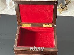 Vintage wood jewelry box