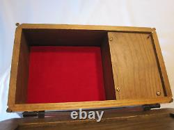 Vtg 1960's Anri Wood Music Jewelry Box Italy Reuse Swiss BEYOND THE SEA Plays