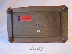 Vtg 1960's Anri Wood Music Jewelry Box Italy Reuse Swiss BEYOND THE SEA Plays