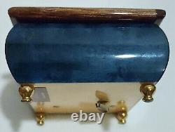 Vtg Bohme Music Box Für Elise (For Elise) L. V. Beethoven. Wood Lacquer Inlay