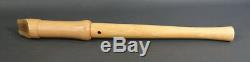 Vtg German Moeck Maple Wood Wooden Recorder Flute Musical Instrument withBox&Brush