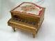 Vtg Grand Piano Italian Florentine Guild Wood Music Musical Jewelry Box As Is