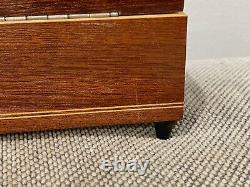 Vtg Italian Lacquered Wood Jewelry Reuge Music Box Doctor Zhivago Lara's Theme