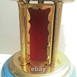 Vtg Musical Cigarette Dispenser Porcelain and Metal Music Box Works Maker