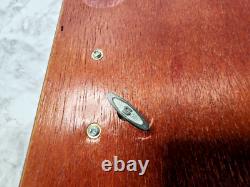 Vtg Side Table Wood Jewelry/music Box -music Box Made In Japan