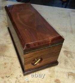 Walnut Music Box Plays What A Wonderful World