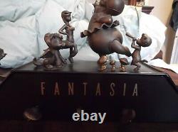 Walt Disney Large Fantasia 3 In 1 Music Box Pewter And Wood Limited To 1,000