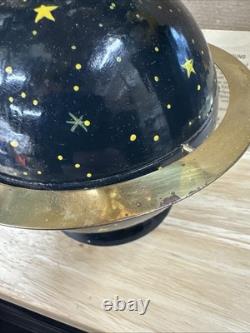 Wendt and Kuhn Angel Globe Music Box Erzgebirge Wood Germany