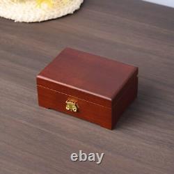 Wooden Music Box with 30 Note Metal Movement Mechanism Musical Box Gift for H