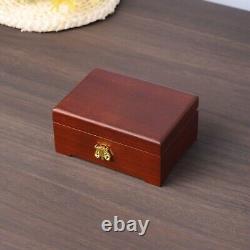 Wooden Music Box with 30 Note Metal Movement Mechanism Musical Box Gift for H