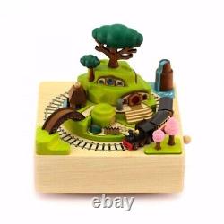 Wooderful life Spring Train Music Box Wooderful life Wooden Music Box