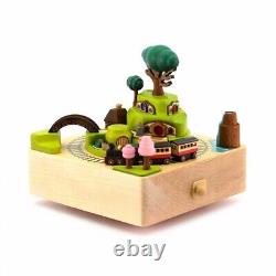 Wooderful life Spring Train Music Box Wooderful life Wooden Music Box