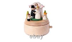 Wooderful life Spring Train Music Box Wooderful life Wooden Music Box