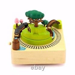 Wooderful life Spring Train Music Box Wooderful life Wooden Music Box