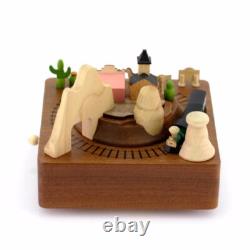 Wooderful life Train Western 71179 Music Box Wooderful life Wooden Music Box