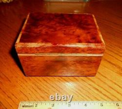 Wwii Swiss Reuge-thorens Thuya Wood Music Box In 18th Cent. Drawng Room Video