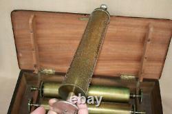 X 3 Boxed Large Antique Music Box Cylinders